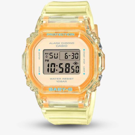 Casio Baby-G Transparent Orange Digital Watch BGD-565SJ-9ER