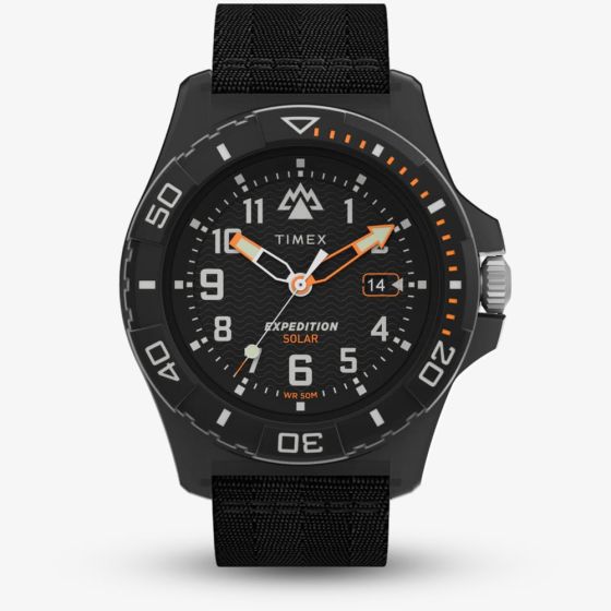 Timex Expedition Freedive Black Fabric Strap Watch TW2V40500