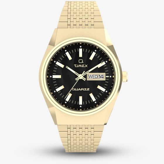 Timex Q Falcon Eye Gold Stainless Steel Watch TW2W62500
