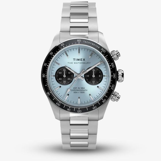 Timex Mens Waterbury Heritage Blue Chronograph Dial Watch TW2Y70500