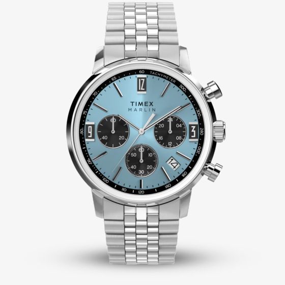Timex Mens Marlin Ice Blue Chronograph Watch TW2Y66500