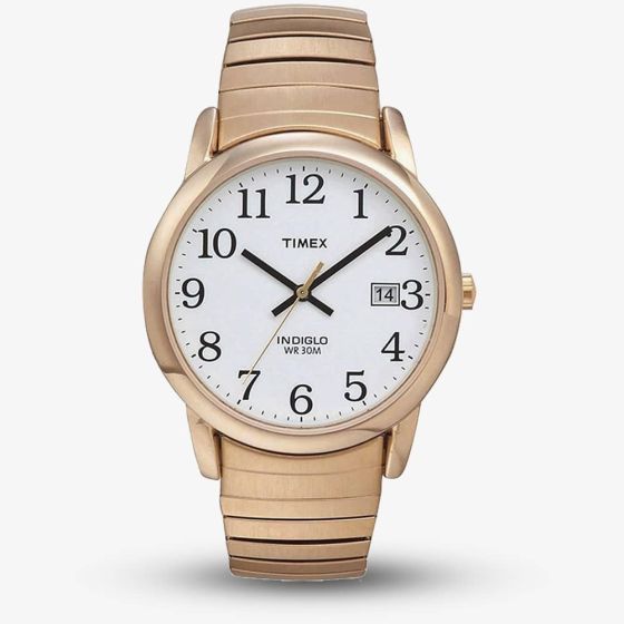 Timex Ladies Easy Reader Gold Plated Watch T2H301D7