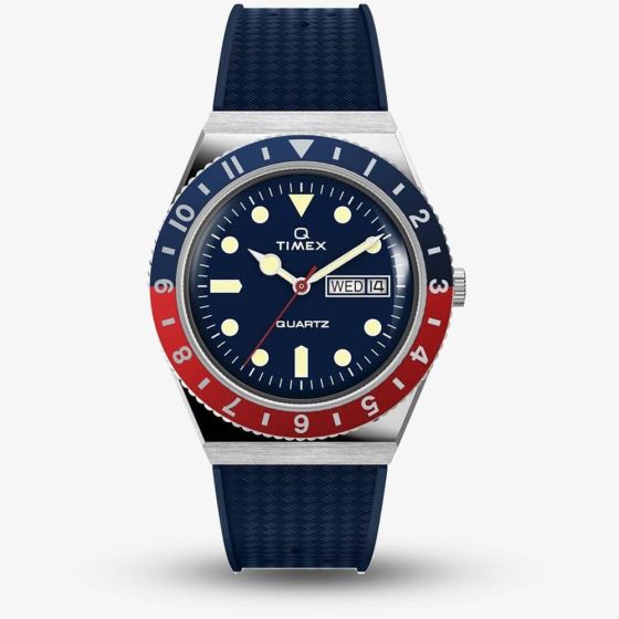 Timex Q Diver Rubber Strap Watch TW2V321007