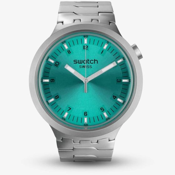 Swatch Big Bold Irony Aqua Shimmer Watch SB07S100G