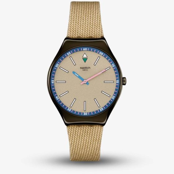 Swatch Power Of Nature Sunbaked Sandstone Watch SYXM100