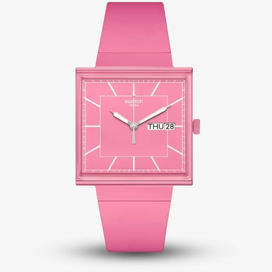 Swatch What If Rose Bioceramic Watch SO34P700