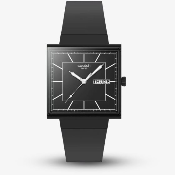 Swatch Essentials What If...Black Again? Black Watch SO34B701