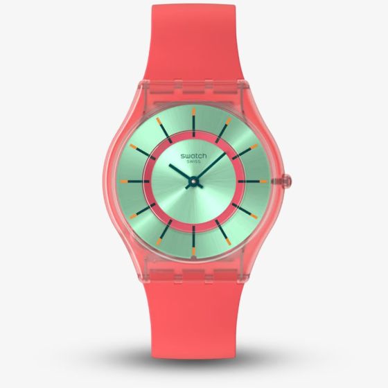 Swatch Unisex Minty Mango Dream Pink Watch SS08P111