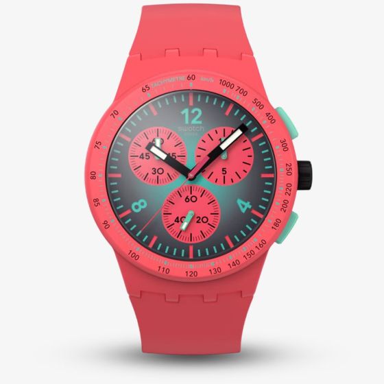 Swatch Unisex Paradiso Kinetiko Pink Watch SUSP100