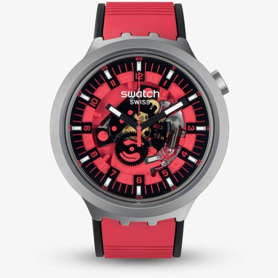 Swatch Mens Red Juicy Watch SB07S110