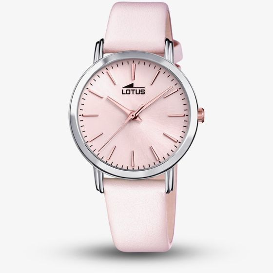 Lotus Ladies Pink Leather Strap Pink Dial Watch L18738/2