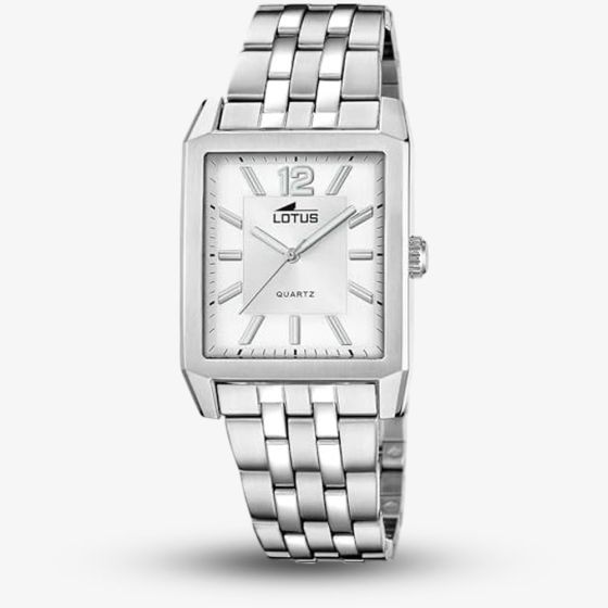Lotus Mens Silver Square Watch L18983/1