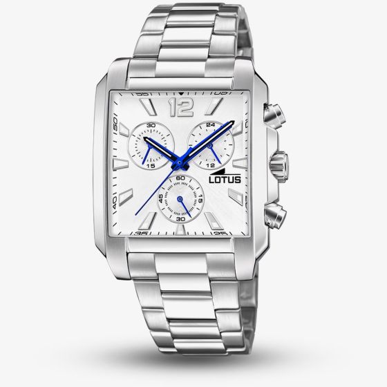 Lotus Mens Stainless Steel Chronograph Square Dial Watch L18850/1