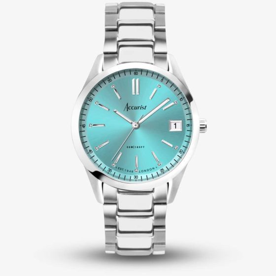 Accurist Everyday Cambridge Blue Dial Watch 74008