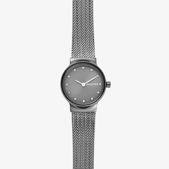 Skagen Freja Grey Mesh Bracelet Watch SKW2700