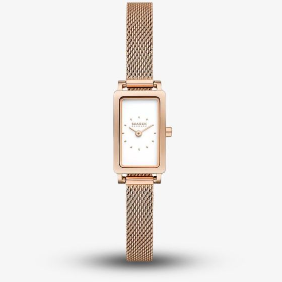 Skagen Ladies Hagen Micro Rose Gold Stainless Steel Watch SKW3148