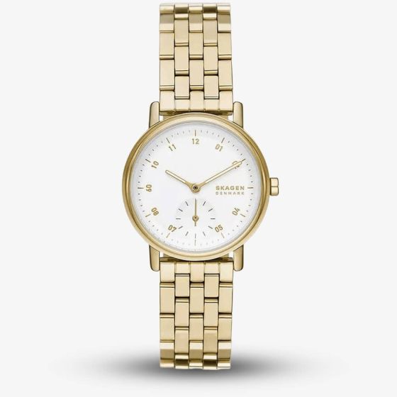 Skagen Kuppel Lille Mens Gold Watch SKW3102