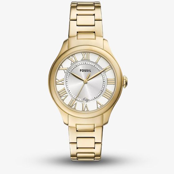 Fossil Ladies Gilmore Gold Three Hand Watch ES5395