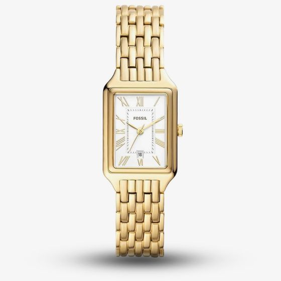 Fossil Raquel Three-Hand Gold Plated Watch ES5220