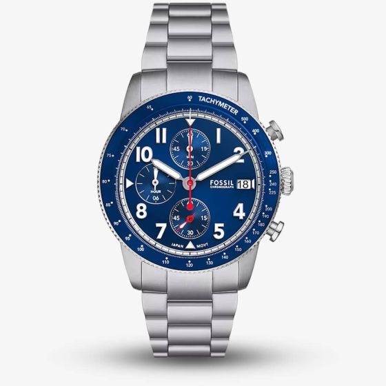 Fossil Sport Tourer Blue Chronograph Watch FS6047