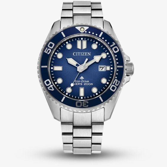 Citizen Mens Promaster Diver Blue Dial Watch BN0260-54L