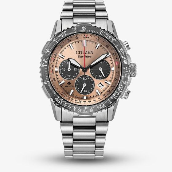 Citizen Mens Promaster Air Navihawk Pink Chronograph Watch CA4664-60X