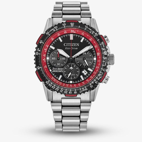 Citizen Mens Red Arrows Promaster Air Navihawk Black Dial Watch CA4666-56E