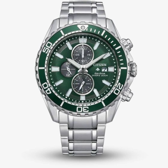 Citizen Mens Promaster Diver Eco-Drive Chronograph Watch CA0820-50X