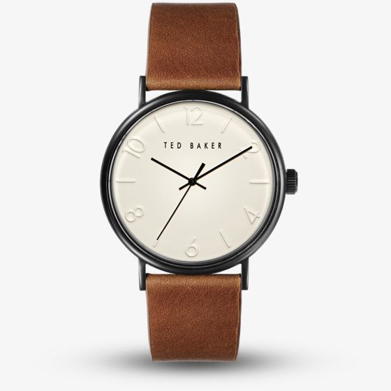 Ted Baker Phylipa Cream Dial & Tan Leather Strap Watch BKPPGF1109I