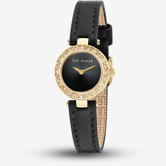 Ted Baker Ladies Jolyye Black Leather Strap Watch BKPJLS5029I