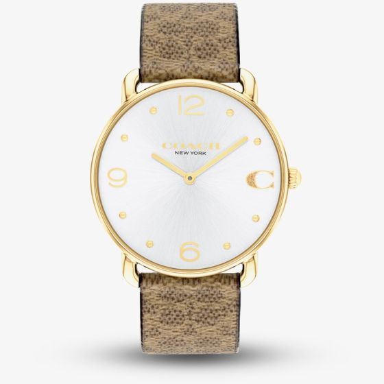 Coach Ladies Elliot Signature Brown Watch 14504205