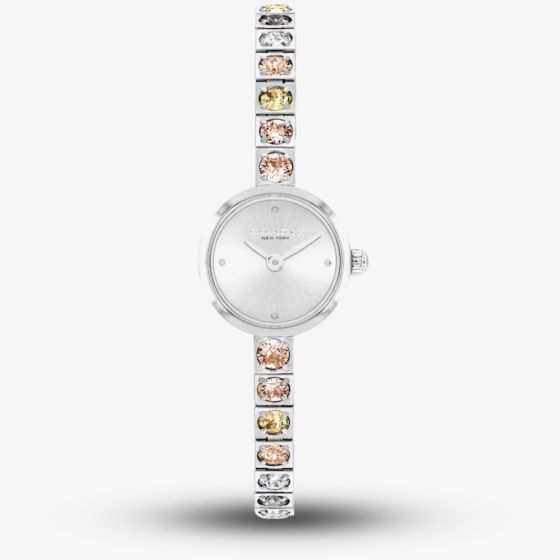 Coach Ladies Iris Silver Dial Tennis Bracelet Watch 14504722