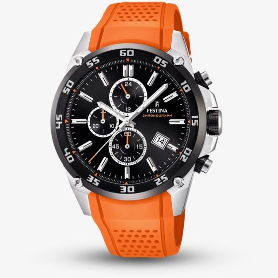 Festina Mens Tour Of Britain 2017 Orange Chronograph Watch F20330/4
