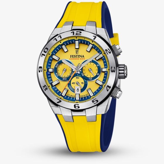 Festina Mens Chrono Bike Yellow Watch F20671/4