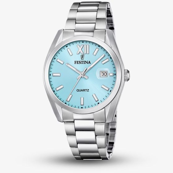 Festina Mens Classic Blue Dial Watch F20707/2