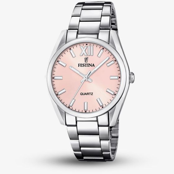 Festina Ladies Alegría Pink Dial Bracelet Watch F20622/2