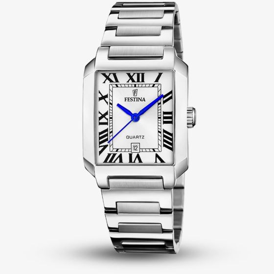 Festina Ladies On The Square Silver Dial Bracelet Watch F20679/1