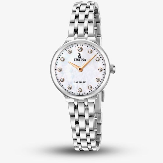 Festina Ladies Mademoiselle Crystal Dial Watch F20744/1