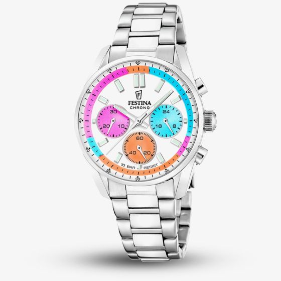 Festina Boyfriend Multicolour Dial Chronograph Watch F20753/7