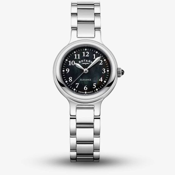 Rotary Traditional Elegance Black Mother Of Pearl Watch LB05135/38