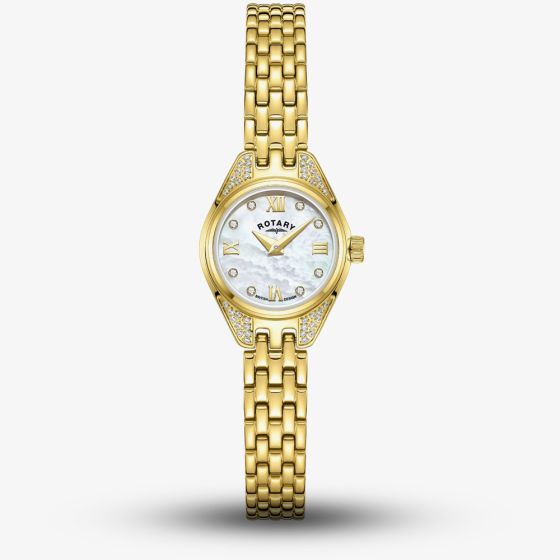 Rotary Traditional Cocktail Gold Watch LB05143/41/D
