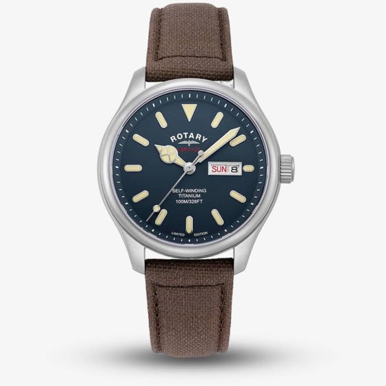 Rotary Heritage 1895 Automatic Limited Edition Nylon Watch GS05249/05