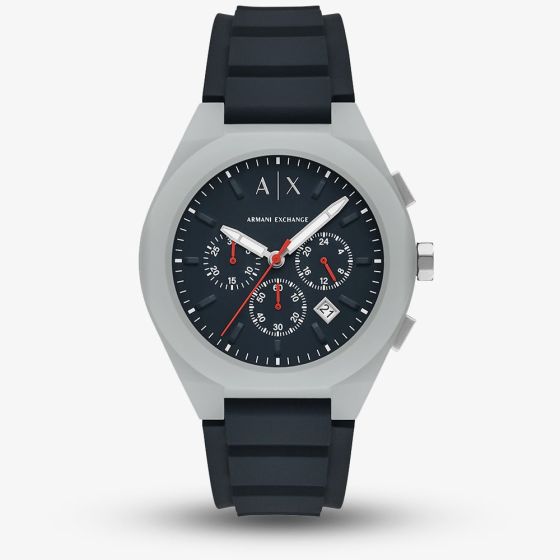Armani Exchange Mens Navy & Grey Chronograph Watch AX4172