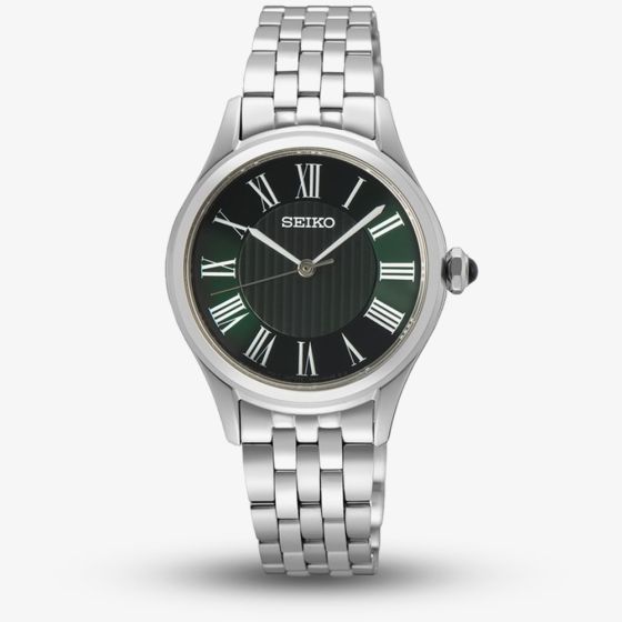 Seiko Ladies Caprice Green Dial Watch SUR611P1