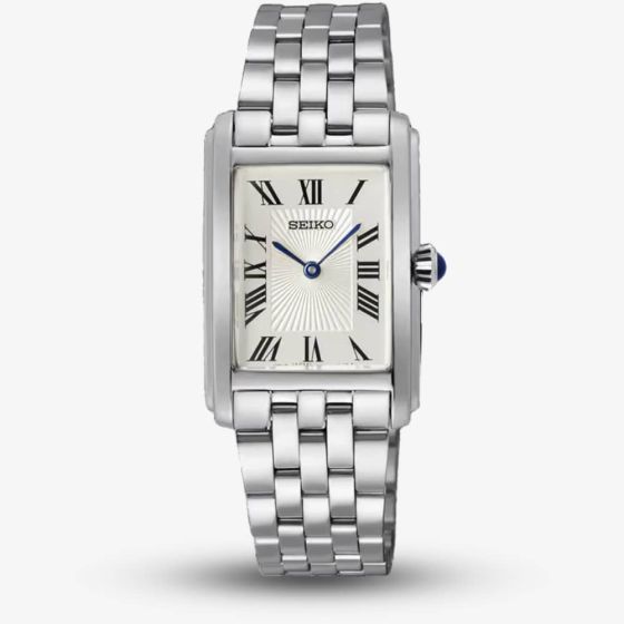 Seiko Ladies Classic White Dial Bracelet Watch SWR083P1