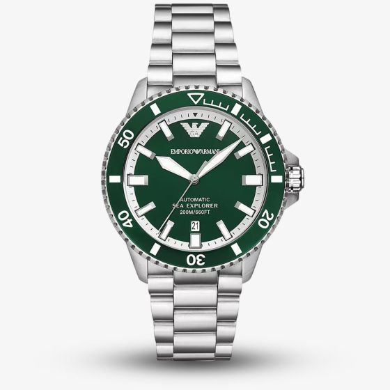 Emporio Armani Mens Sea Explorer Green Watch AR60080