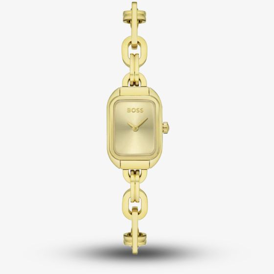 BOSS Hailey Gold Plated Link Bracelet Watch 1502655
