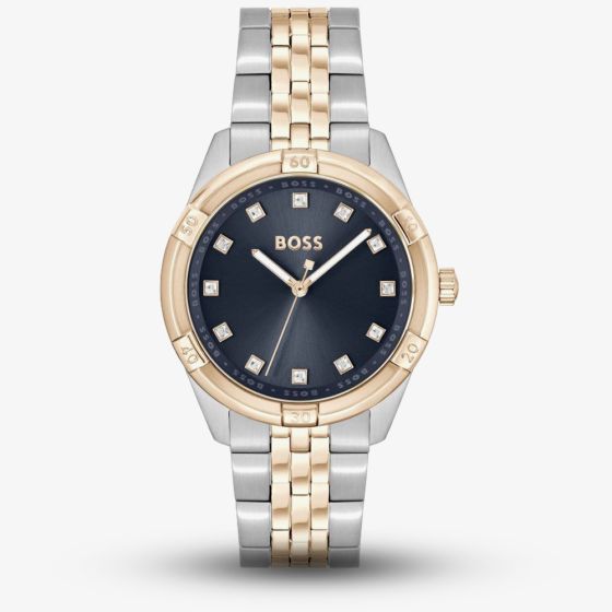 BOSS Ladies Rhea Rose Gold Plated Watch 1502709
