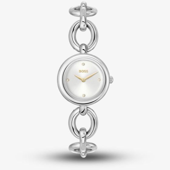 BOSS Ladies Live Silver Link Watch 1502791