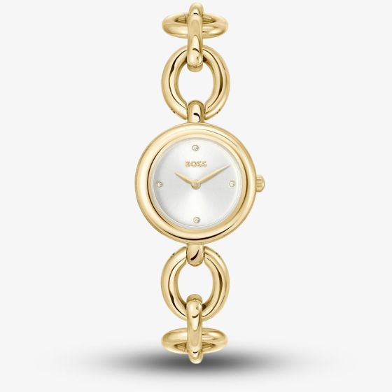 BOSS Ladies Live Gold Link Watch 1502792